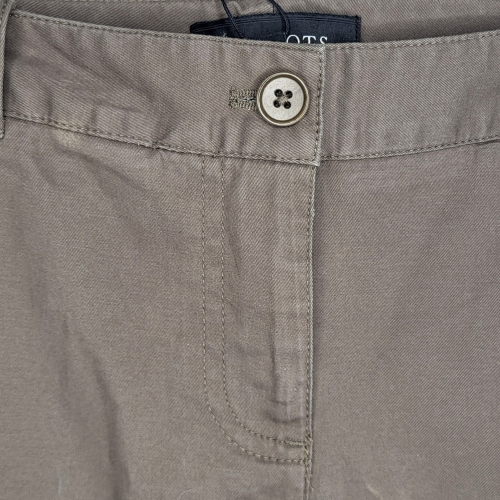 Talbots Signature Nwt Taupe Womens  Chino Pants Size 4 - Picture 3 of 7